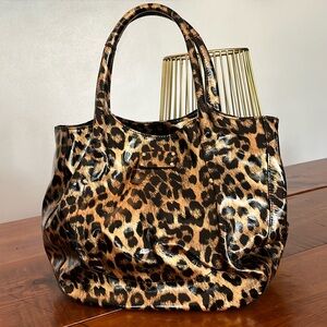kate spade cheetah print shoulder bag